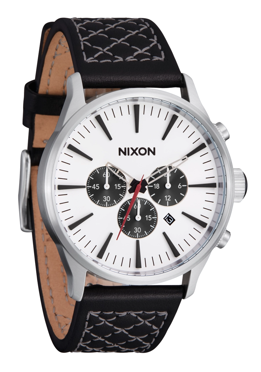 Sentry Chrono Leather - Chrome / Cloud Sunray / Black