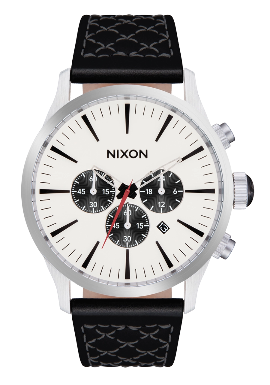 Sentry Chrono Leather - Chrome / Cloud Sunray / Black