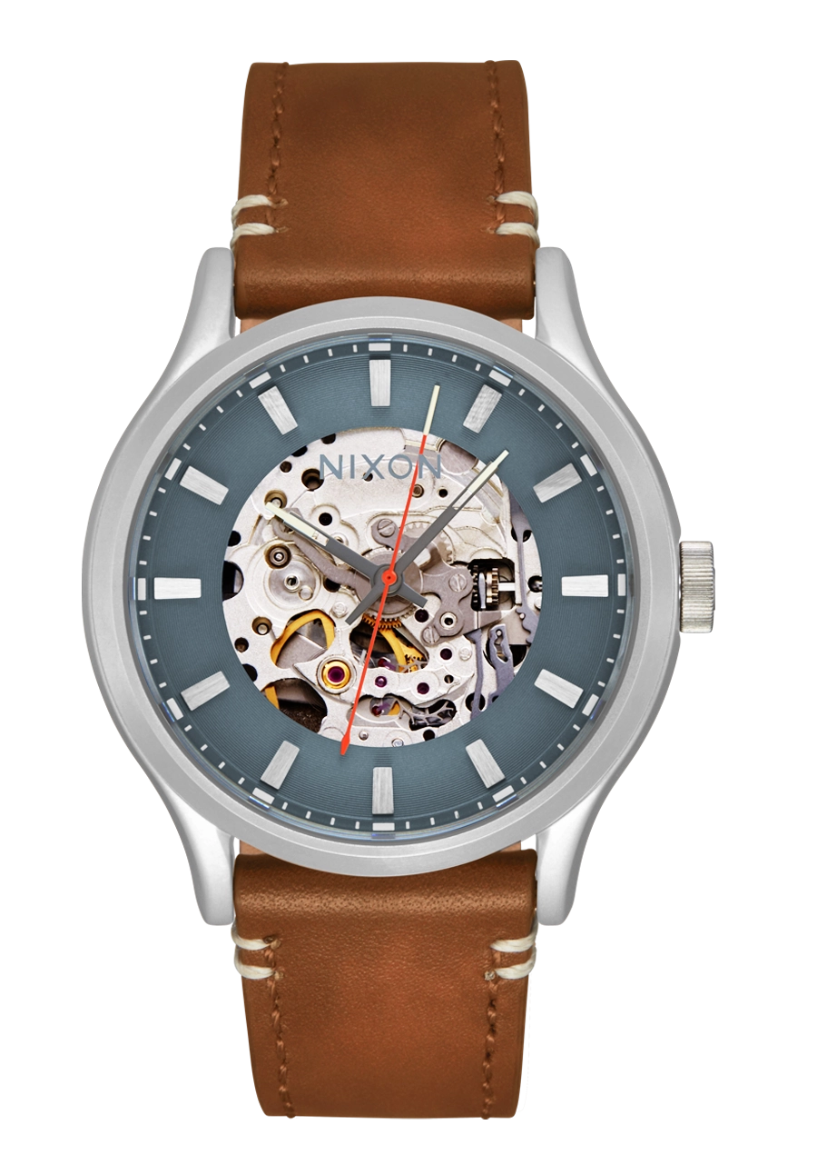 Spectra Leather - Lt Gunmetal / Basalt / Sienna