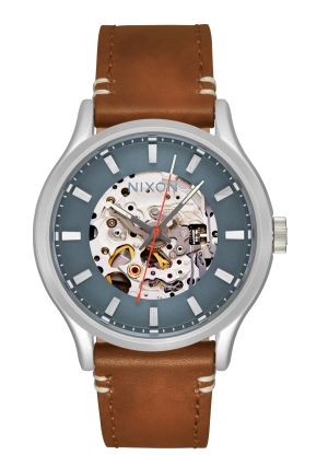 Spectra Leather - Lt Gunmetal / Basalt / Sienna
