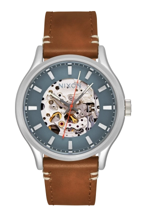Spectra Leather - Lt Gunmetal / Basalt / Sienna