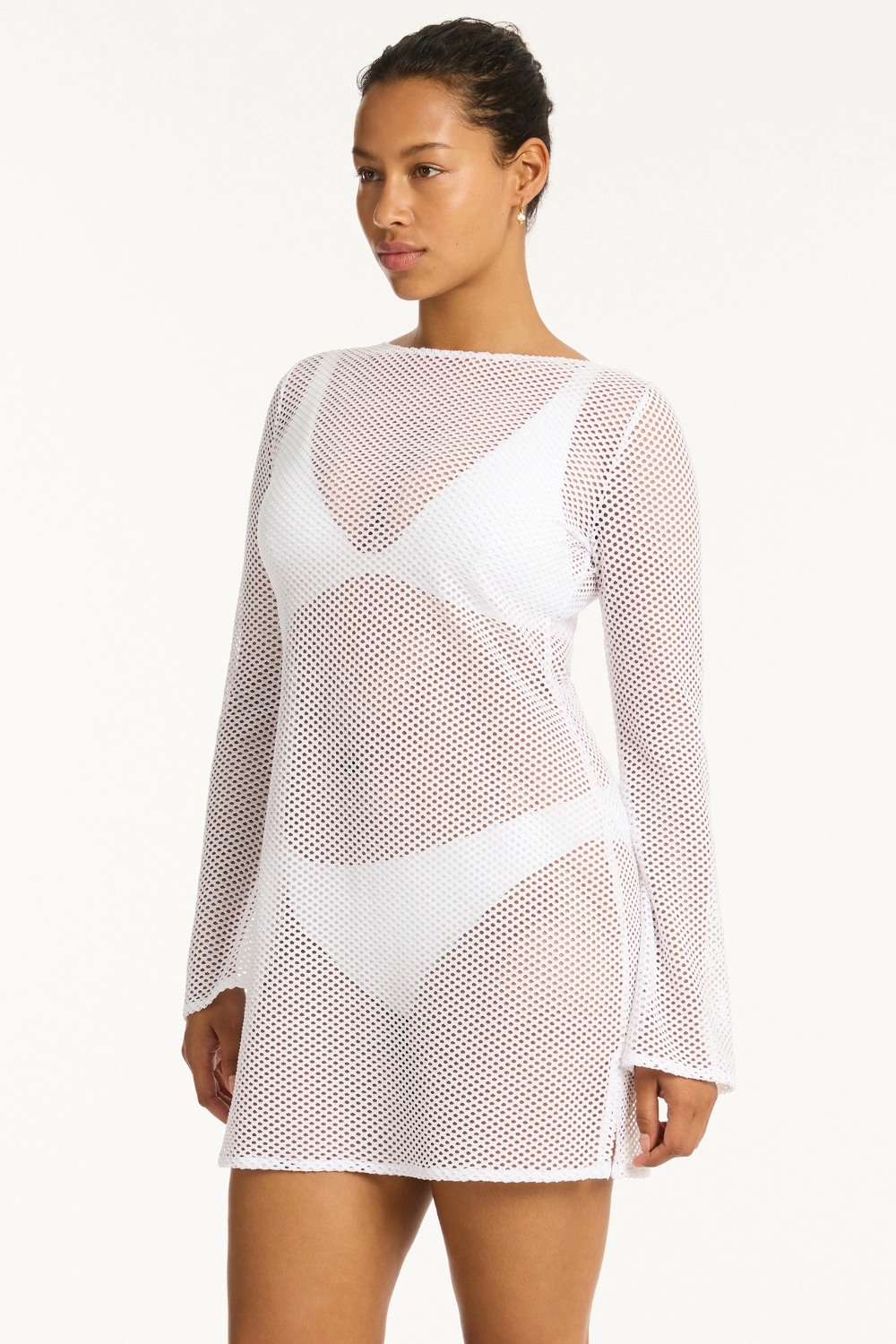 Surf Mesh Reversible Short Dress