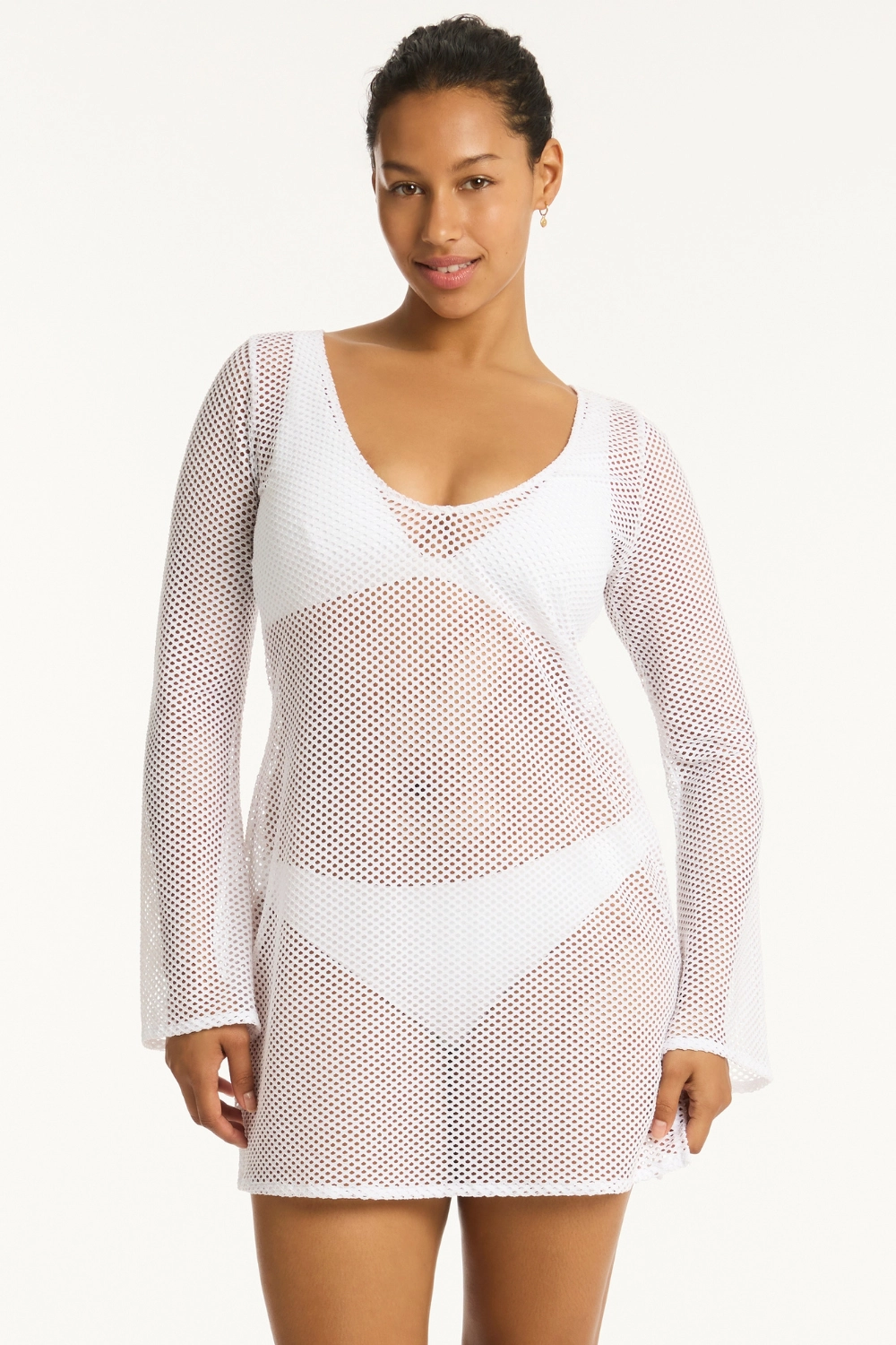 Surf Mesh Reversible Short Dress