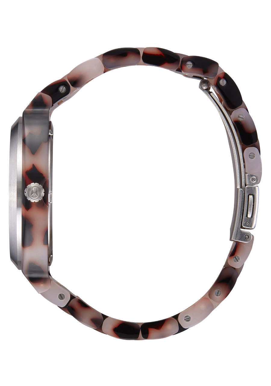 Time Teller Acetate - Pink Tortoise/ Mother of Pearl