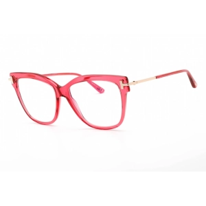 Tom Ford Women's Eyeglasses - Full Rim Shiny Red Rectangular Frame | FT5704-B 066