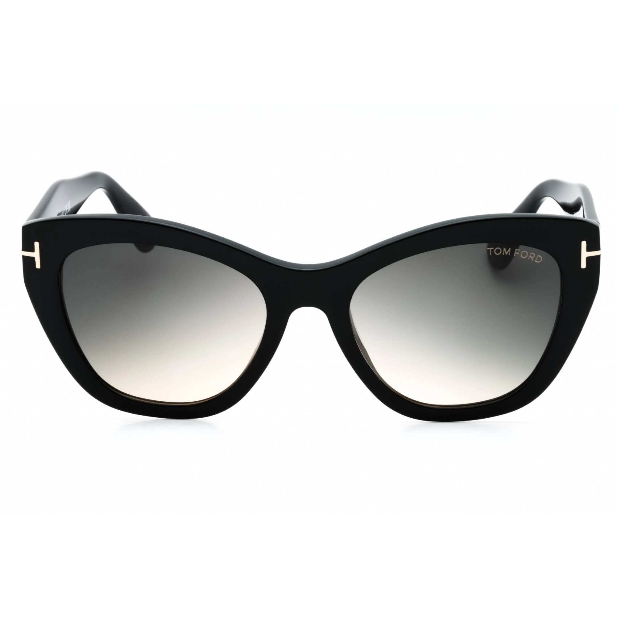 Tom Ford Women's Sunglasses - Shiny Black Acetate Cat Eye Full Rim Frame | FT0940 01B