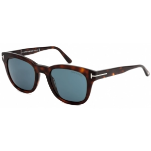 Tom Ford Women's Sunglasses - Shiny Red Havana Plastic Frame Green Lens | FT0676 54N