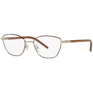 Tory Burch Women's Eyeglasses - Shiny Light Gold/Dark Tortoise Frame, 52mm | 1074 3313