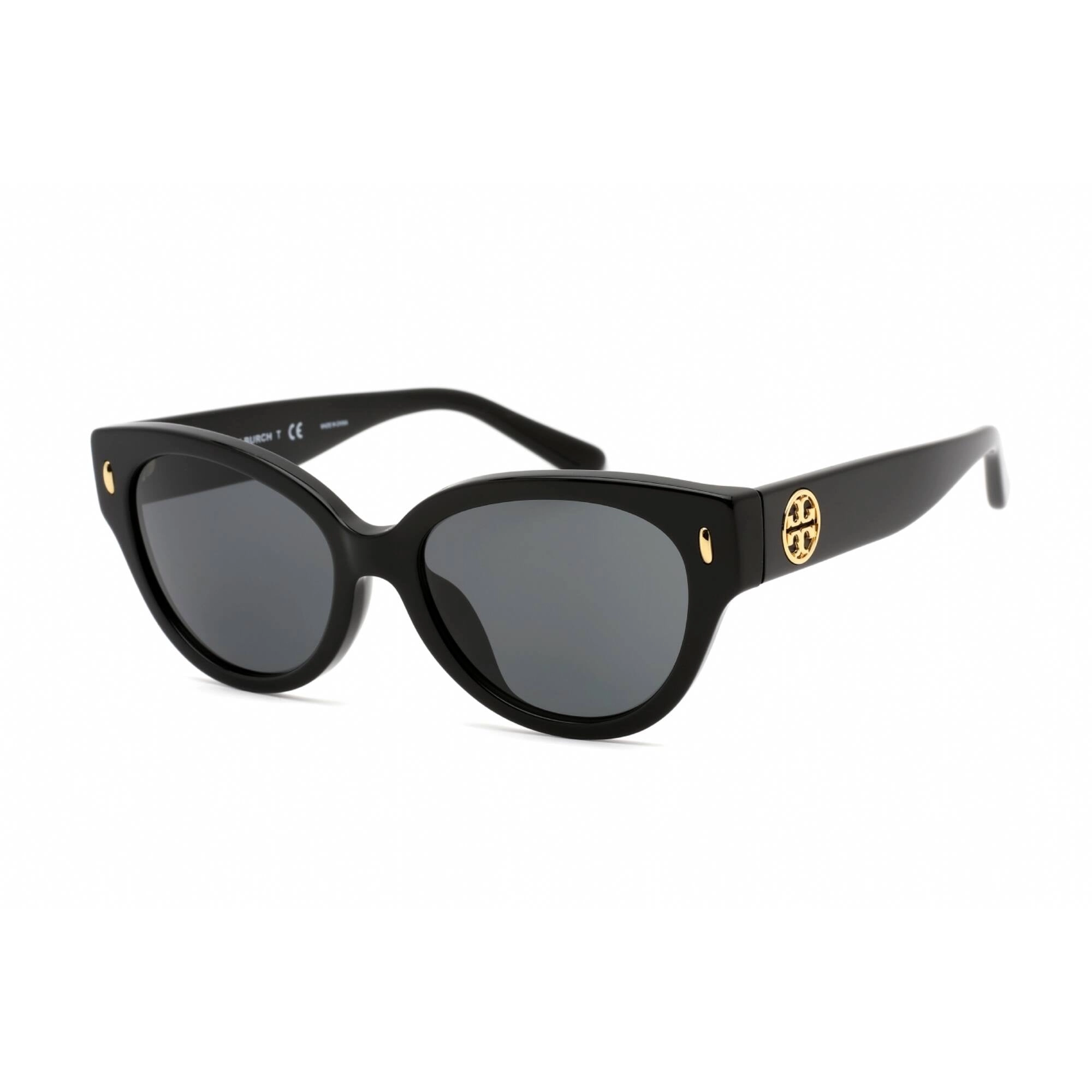 Tory Burch Women's Sunglasses - Black Plastic Cat Eye Full Rim Frame | 0TY7168U 17098G