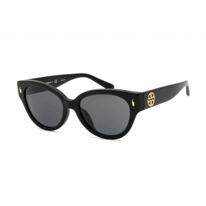 Tory Burch Women's Sunglasses - Black Plastic Cat Eye Full Rim Frame | 0TY7168U 17098G