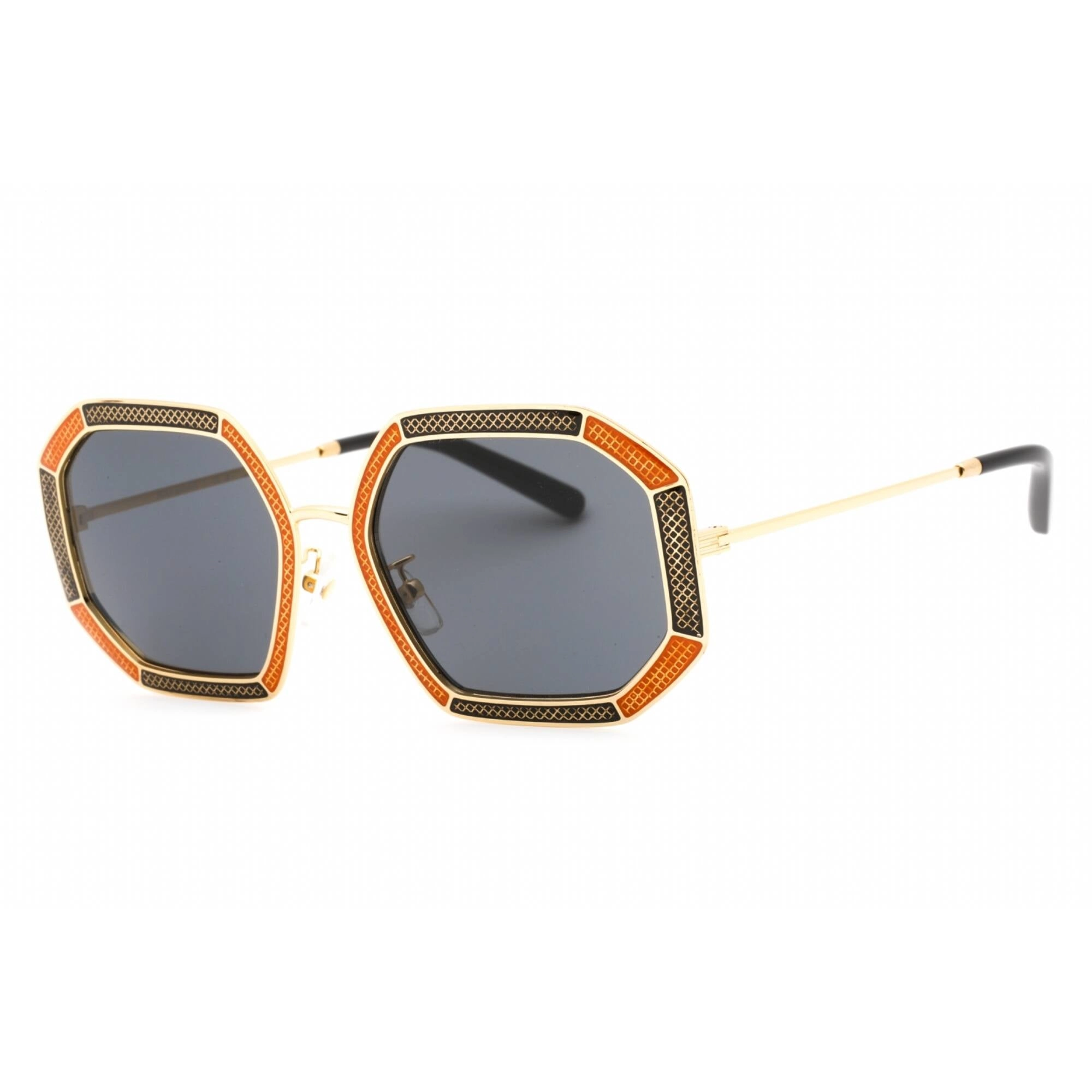 Tory Burch Women's Sunglasses - Patterned Gold Geometric Full Rim | 0TY6102 335387