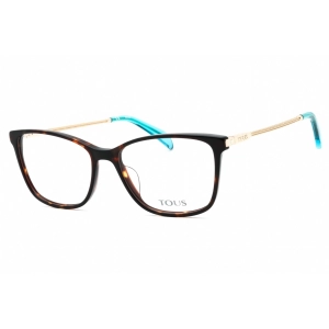 Tous Women's Eyeglasses - Shiny Red Havana Acetate Cat Eye Full Rim | VTOB58S 09AT