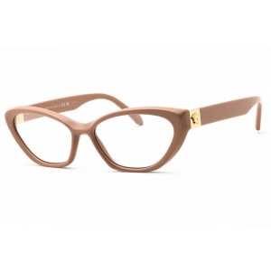 Versace Women's Eyeglasses - Camel Beige Plastic Full Rim Cat Eye Frame | 0VE3356 5468