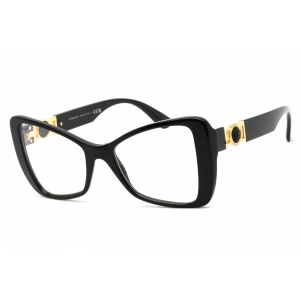 Versace Women's Eyeglasses - Full Rim Butterfly Black Plastic Frame | 0VE3312 GB1