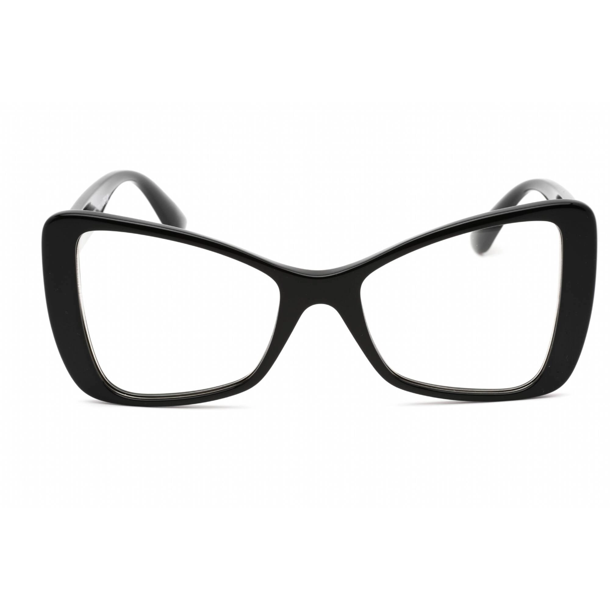 Versace Women's Eyeglasses - Full Rim Butterfly Black Plastic Frame | 0VE3312 GB1