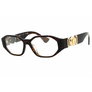 Versace Women's Eyeglasses - Havana Plastic Irregular Full Rim Frame | 0VE3320U 108