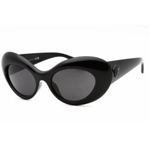 Versace Women's Sunglasses - Black Plastic Cat Eye Full Rim Frame | 0VE4456U GB1/87