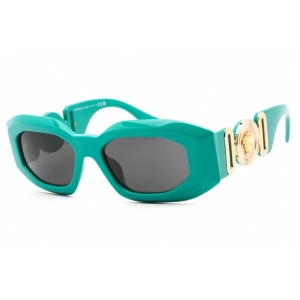 Versace Women's Sunglasses - Green Plastic Frame Dark Gray Lens | VE4425U 536487