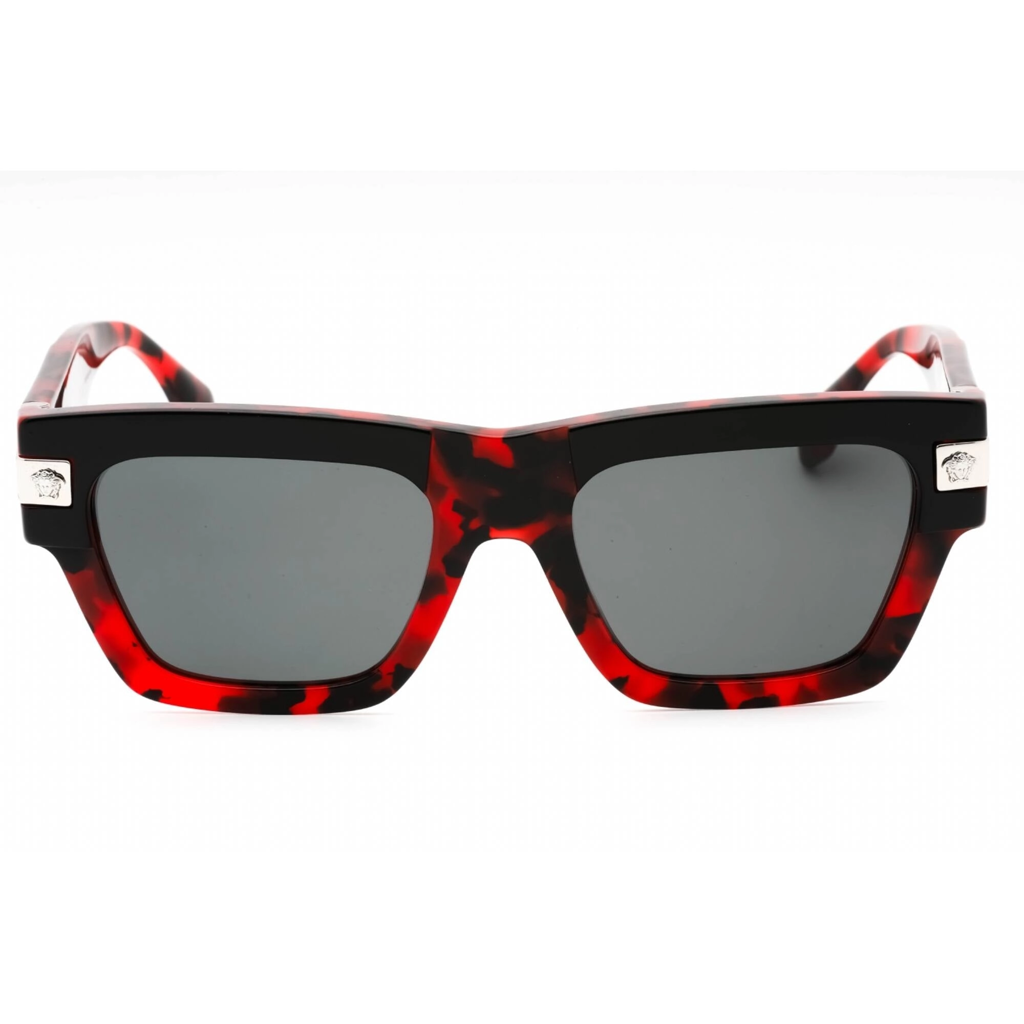 Versace Women's Sunglasses - Top Black/Red Havana Square Full Rim | 0VE4464 545787