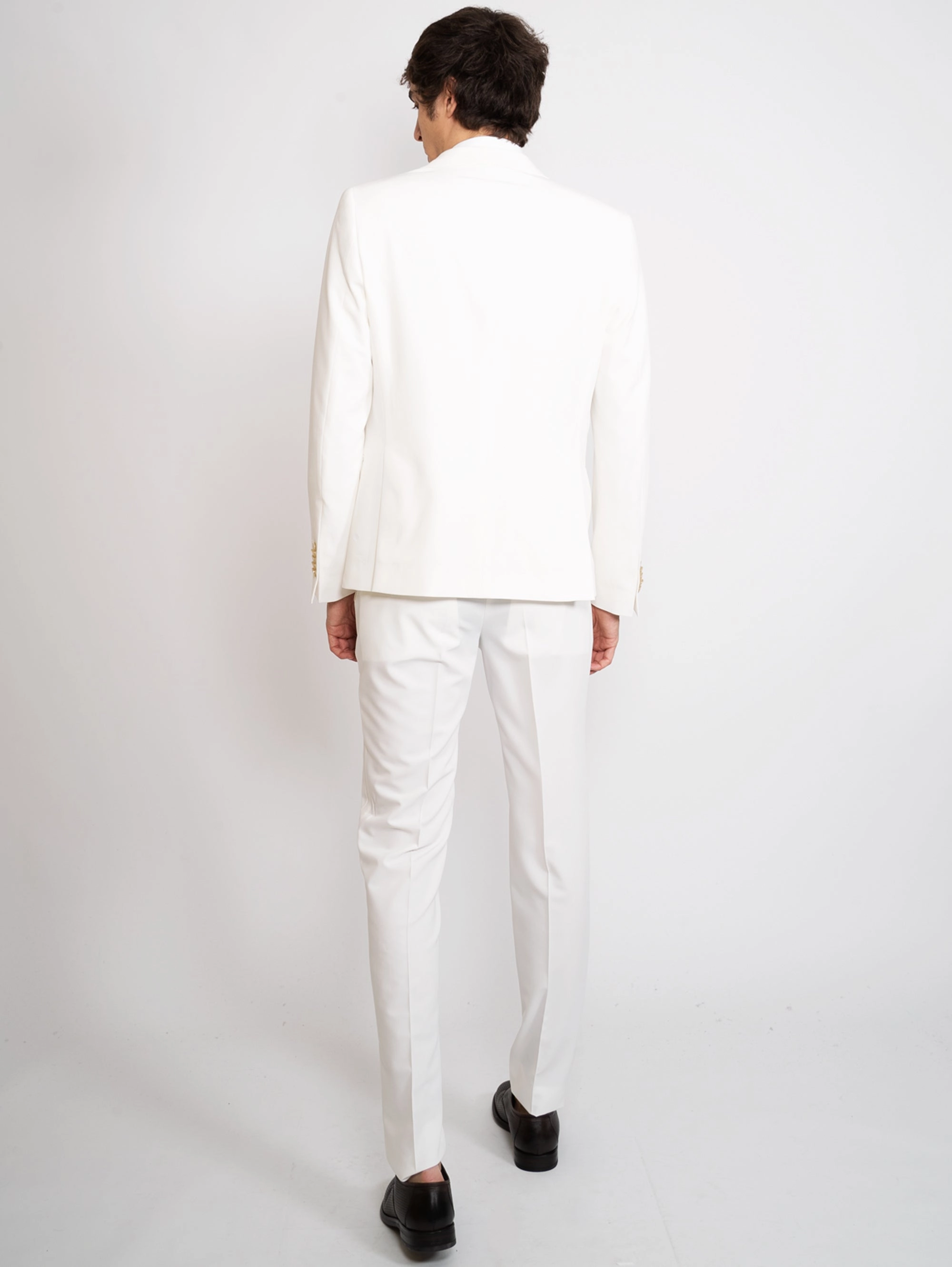 White Techno Viscose Dress